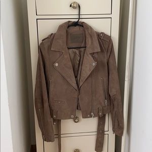 BLANKNYC Suede Moto Jacket